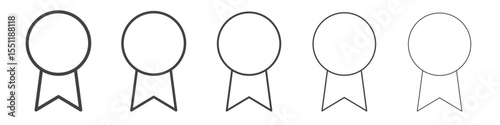 Award prize Icon outline ilustration vector symbol