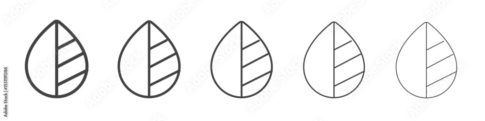 Blur icon outline ilustration vector symbol