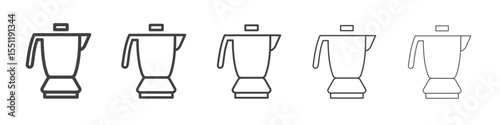 Blender icon outline ilustration vector symbol