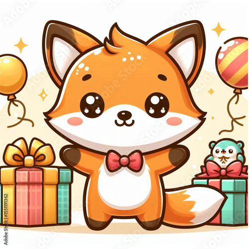 Adorable Hedgehog in Forest – Flat Vector Art