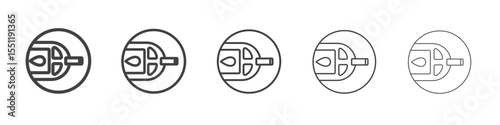blood glucose icon outline ilustration vector symbol