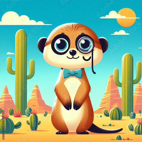 Tiny Fox Character – Charming Animal Vector