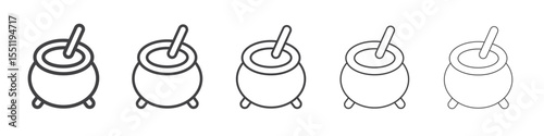 caudron icon outline ilustration vector symbol
