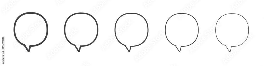 Conversation icon outline ilustration vector symbol Conversation icon outline ilustration vector symbol