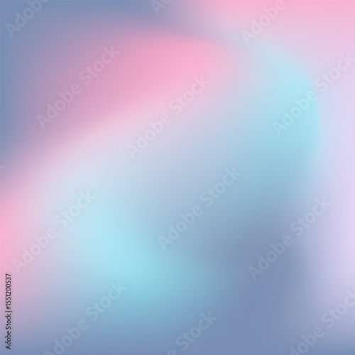 Blurred pastel gradient with smooth transitions of pink, blue, and lavender colors. Ideal for modern background, web or wallpaper
