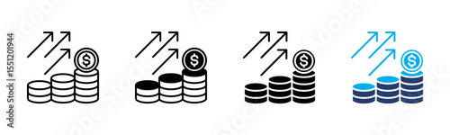 Increase icon sheet multiple style collection