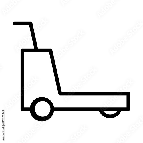 Trolley Outline Icon
