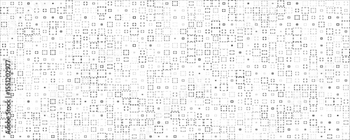 Planer page with dotted grid. Seamless checkered paper texture.