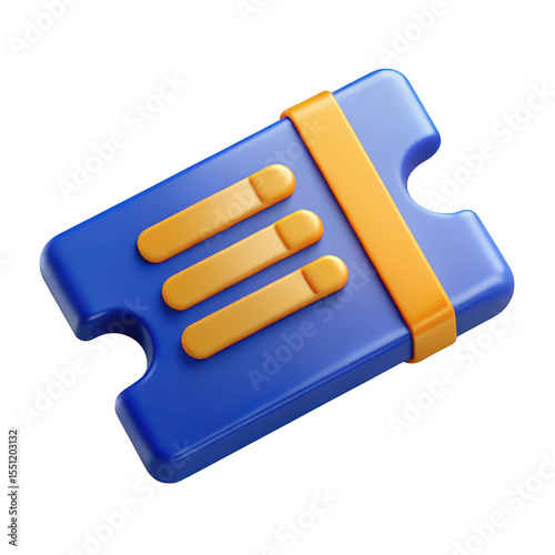 3d render of a creative idea symbol on white background