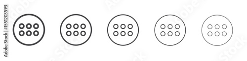 Drawer icon outline ilustration vector symbol