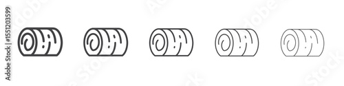 drawing compass icon outline ilustration vector symbol