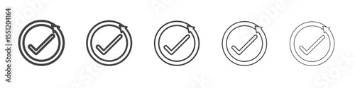Easy icon outline ilustration vector symbol