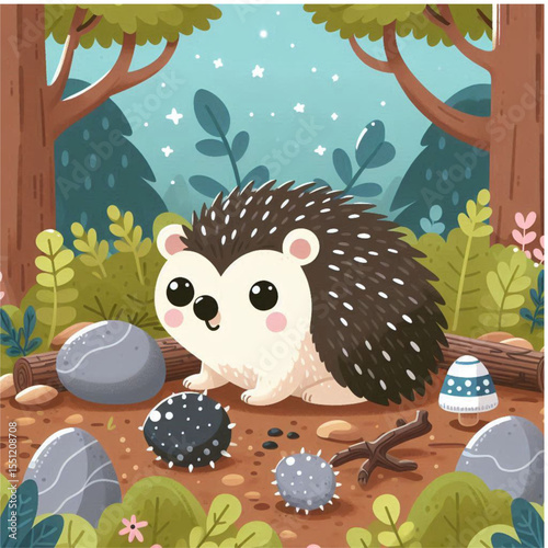 Flat Mouse Vector – Cute Rodent Illustration