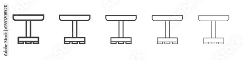fire sprinkler icon outline ilustration vector symbol