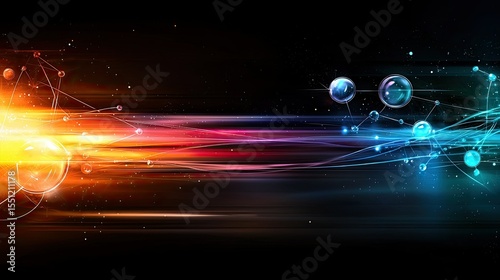 Abstract Molecular Network: Dynamic Energy Flow