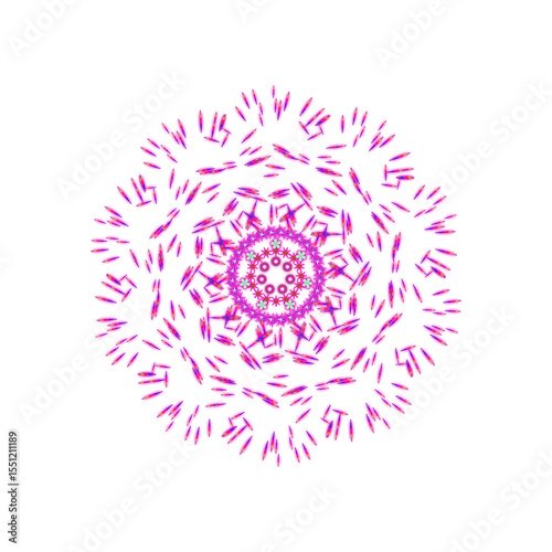 pink round ornament