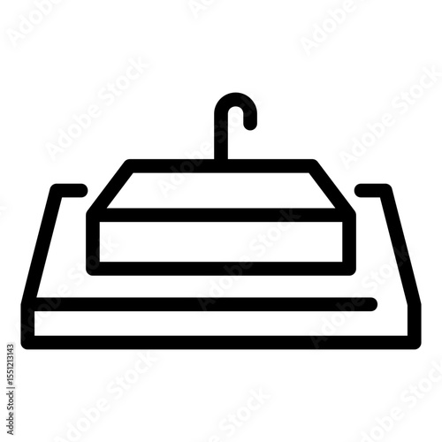 wash bin Line Icon