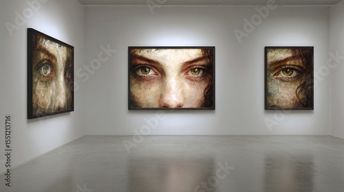 Explore Captivating Emotions and Expressions in Portrait Art: A Unique Gallery Experience Showcasing Stunning Modern Designs and Thought-Provoking Themes