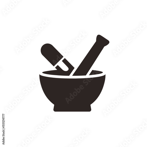 Mortar pestle medicine grinding in bowl preparation pharmacy therapy