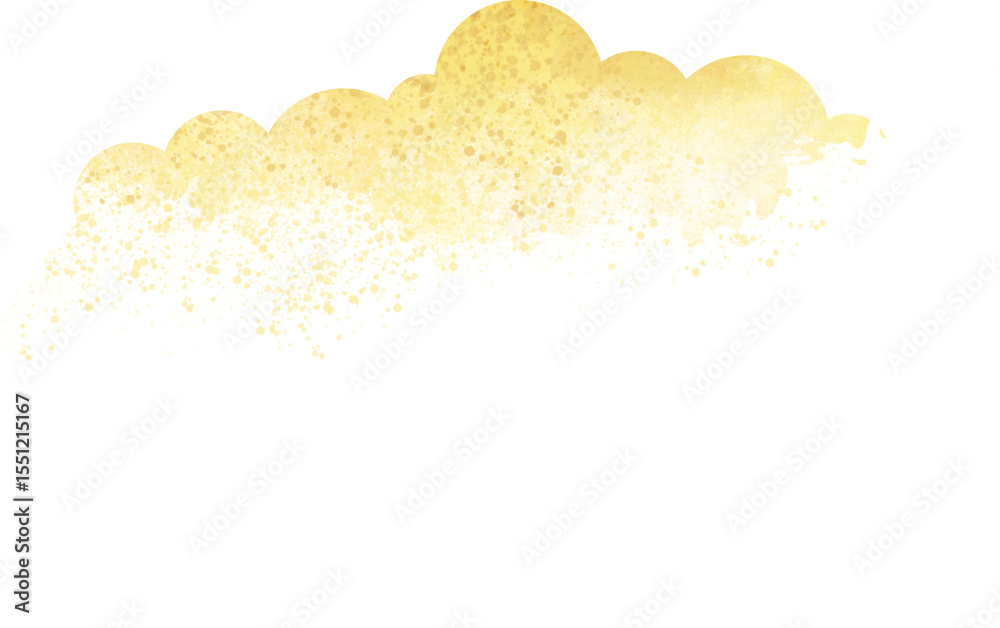 Fototapeta premium gradient gold sky