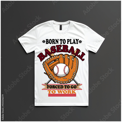 baseball design t shirt