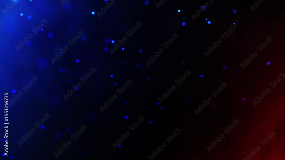 Particles Background blue Loop 4k