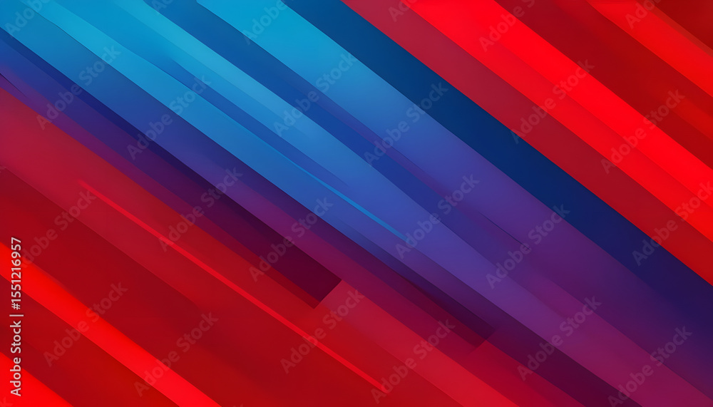 Fototapeta premium red and blue striped background
