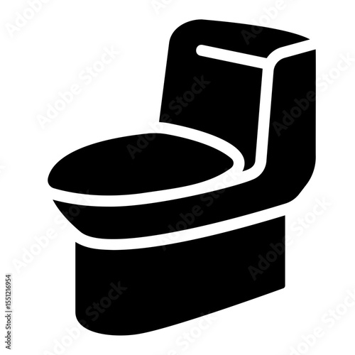 toilet Solid icon