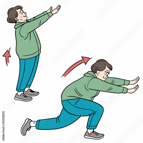 Animated fitness: Exercising for physical well-being and enhanced flexibility