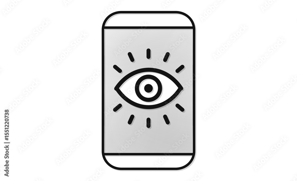 スマホのブルーライトカットアイコン スマホのブルーライトカットアイコン