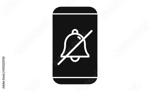 スマホの通知オフのアイコン
