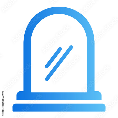 vanity mirror Gradient icon