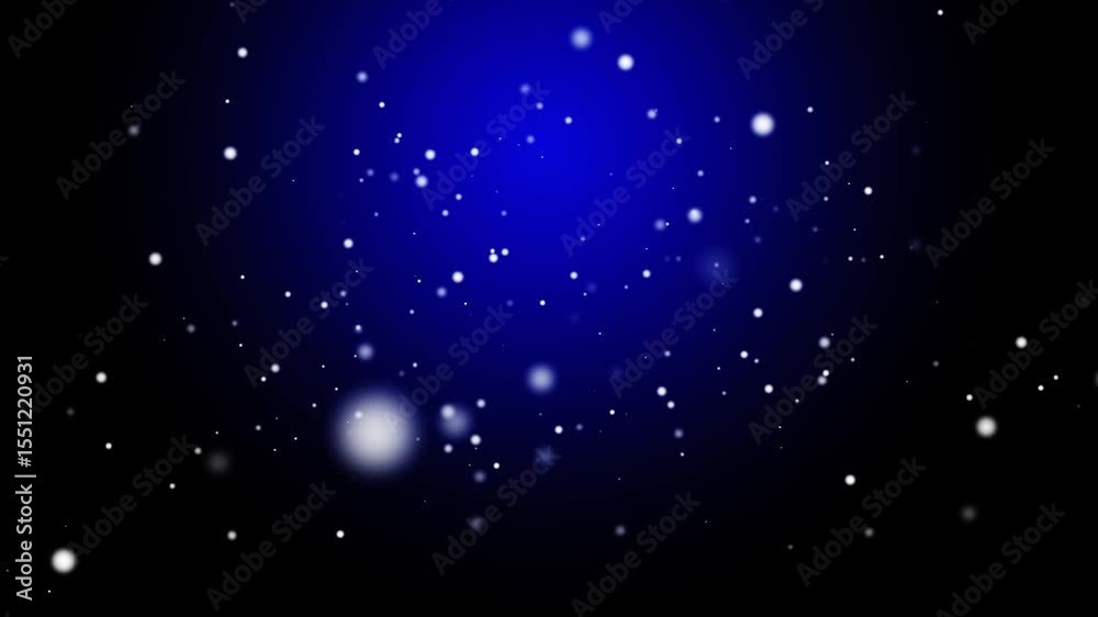 Particles Background blue Loop 4k