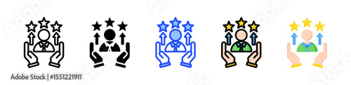 Succession Planning Icon Collection With Multiple Styles