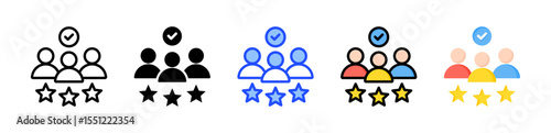 Employee Experience Icon Collection With Multiple Styles