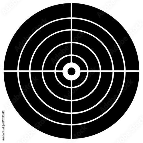 target on white background