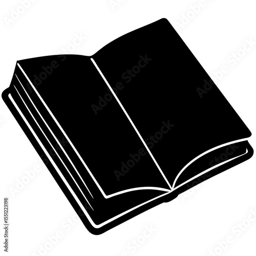 open book isolated
