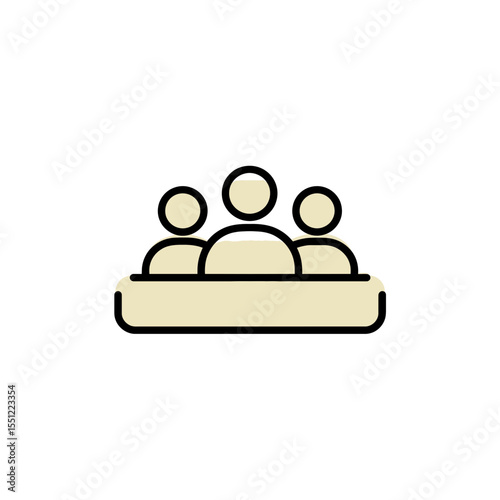 Diverse team members convene representing organization in meeting participation