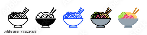 Pho Icon Collection With Multiple Styles