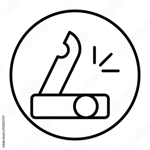 Pocket Knife Vector Icons