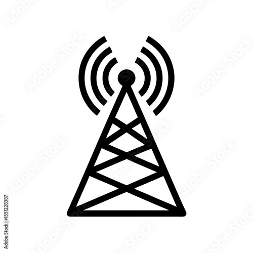 antenna icon silhouette on white background (1).svg