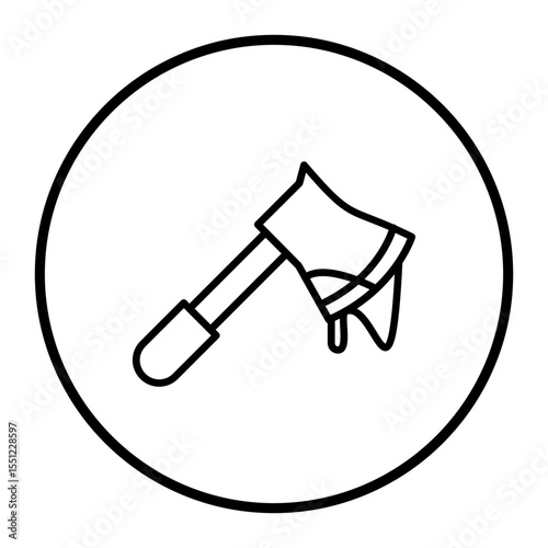 Halloween Axe Vector Icons