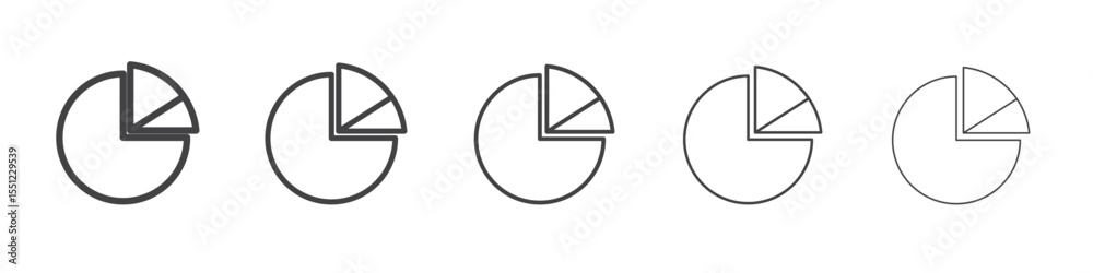 Infographic chart icon outline ilustration vector symbol Infographic chart icon outline ilustration vector symbol