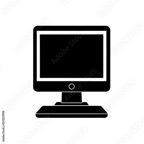 desktop computer icon silhouette on white backgrou (2).svg
