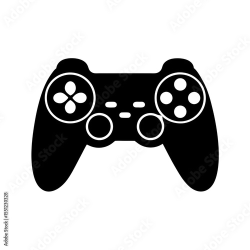 game controller icon silhouette on white backgroun (3).svg