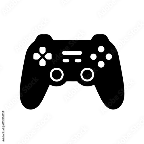 game controller icon silhouette on white backgroun (2).svg