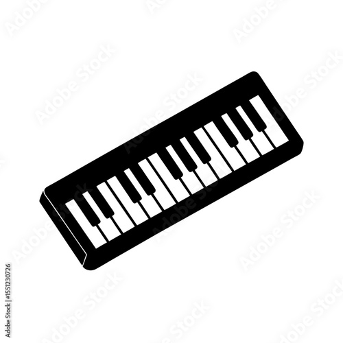 keyboard icon silhouette on white background.svg