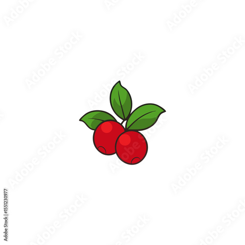 mountain pepper berry fruit on white background   .svg
