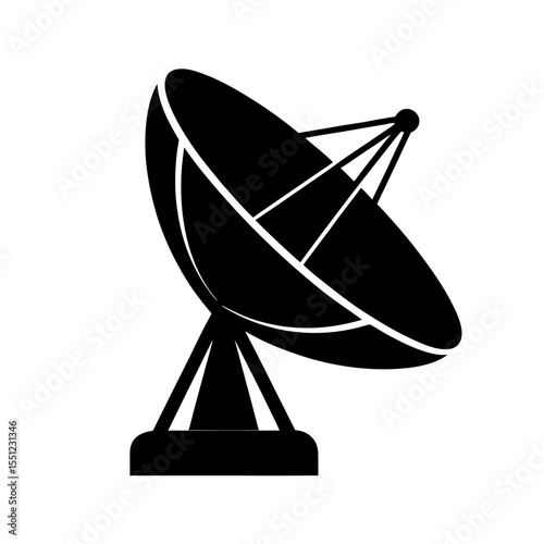 satellite dish icon silhouette on white background (1).svg