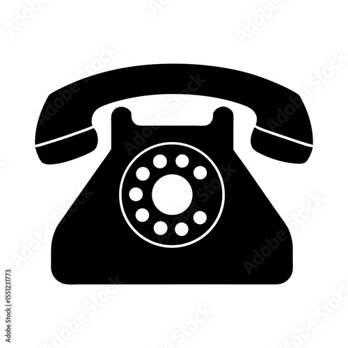 telephone icon silhouette on white background (1).svg